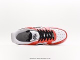 Nike Air Force 1 07 LV8GAME CONSOLELOLOADING 'Classic versatile leisure sneakers  leather white black orange red  Style:DD8959-101