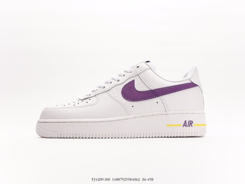 Nike Air Force 1 Low Emb  Bold Berry  Lakers Limited Color Color Low Low Sneakers Style:FJ4209-100