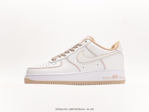 Nike Air Force 1 '07 Low Mark Line full of star khaki color scheme Low -top casual board shoes Style:DF3266-053