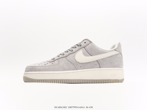 Nike Air Force 1 Low '07 WB gray -white suede Low -top shoes Style:DC4832-002