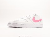 Nike Court Borough Low Low -end -to -air -breathable sneakers  white powder  Style:BQ5448-124