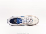 Nike Air Force 1’07 LowSJACKIE ROBINSONSON classic Low -end leisure sneakers  leather rice white gray treasure blue red 42 jersey  Style:FN1868-100