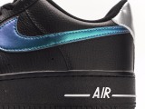 Nike Air Force 1’07 Lowblack Blue Lightning Classic Low Gangs Leisure Sneakers  Leather Black Laser Blue Silver Hook  Style:FD0654-001