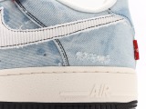 Nike Air Force 1 07 Low  Blue and White Being Old Cowboy  Low -top casual board shoes Style:LE5050-012