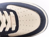 Nike Air Force 1 Lowbeigenavygreen Classic Low -Global Leisure Sneakers  Canvas Rice White Navy Blue Deep Green  Style:315122-661