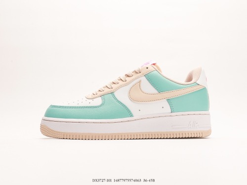 Nike Air Force 1 '07 Low Gangson Shoes  Three -color Stitching  Style:DX3727-101