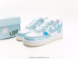 Nike Air Force 1 ’07  Spring Day Limited Nantian Baiyun Graffiti  Low -end leisure sneakers Style:CW2288-661