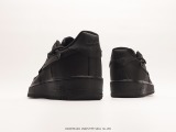 By you Air Force 1 '07 Low Retro SP Low -gang classic versatile leisure sneakers  all black warriors tie rope  Style:DD8959-001