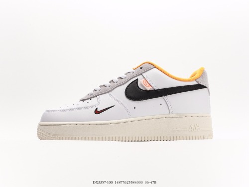 Nike WMNS Air Force 1’07 LowNEXT Nature Classic Low -Bannia Sneaker  Leather White YelLow  Style:DX3357-100