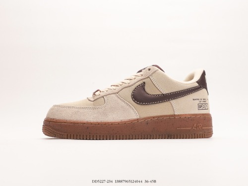 Nike Air Force 1’07 Low classic Low -end leisure sneakers  light brown coffee  Style:DD5227-234