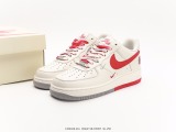 Nike Air Force 1 Low '07  Mician Silver Red  Toronto Raptors Low -top casual board shoes Style:CH2608-216