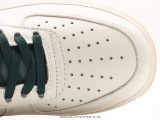 Nike Air Force 1’07 Lowmilky Whiterk GreenGum Classic Low Low -Bannia Sneak Sneakers  Leather Milk Milk Deep Green Platform  Style:ML2022-118