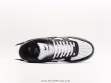 Ambush x nike Air Force 1 '07 Low PHANTOM co -branded black and white Low -top casual board shoes swoosh Style:DV3464-008