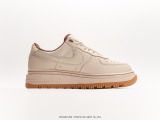 Nike Air Force 1 Low Luxeblackgum improves non -slip thick bottom Low -end leisure sneakers Style:DB4109-200