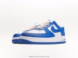 Nike Air Force 1 Low '07 White Blue Low Gangs shoes Style:DE0236-022