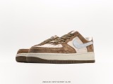 Nike Air Force 1′07 Low Suedegreylake Blue Classic Low -Bannia Casual Sneakers  Platty White Brown Gray Blue  Style:ZB2121-101