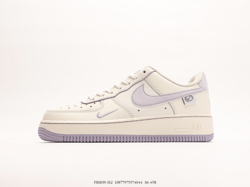 Nike Air Force 1 '07 Low  Olive Green  small hook Low -top casual board shoes  smoked grass purple  Style:FB1839-312