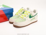 Nike Air Force 1 '07 Low Double Hook Low -top casual board shoes  green wild fairy  Style:CC2569-055