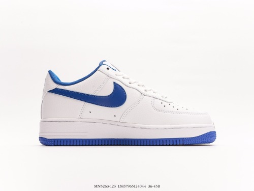 Nike Air Force 1 '0740th Anniversarywhite Mint Classic Low Low Gangs Leisure Sneakers  40th Anniversary White and Blue Hook  Style:MN5263-123