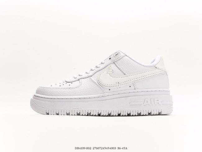 Nike Air Force 1 Low Luxeblackgum improves non -slip thick bottom Low -end leisure sneakers Style:DB4109-002