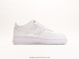 Nike Air Force 1’07 LowSASHIKO Classic Low -Givey Rapid Casual Sneakers  Splicing All White Silver Silver Embroidery  Style:CW2288-112