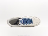 Uninterrupt X Air Force 1 Low QSMore Than____ Classic versatile casual sneakers  White Treasure Blue Signature Through Caddy 3M  Style:QA1127-811