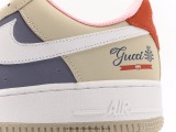 Nike Air Force 1 '07 Low Light Blue Gray Low Casual Sneeper Style:315122-009