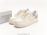 Nike Air Force 1 ReactCoconut Milk Low Classic versatile leisure sneakers  deconstruction and stitching  uses beef device cardiac and rear transparent TPU grid to cover the upper material material Style:DO6680-001