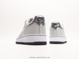 Nike Air Force 1 '07 Lowwhitesmog Grey Classic Low Gangs Leisure Sneakers  White Smasm Silver Hook  Style:CT3839-004