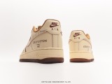 Louis Vuitton x Nike Air FORCE 1 '07 Low joint model Low -top casual board shoes Style:DH7561-688