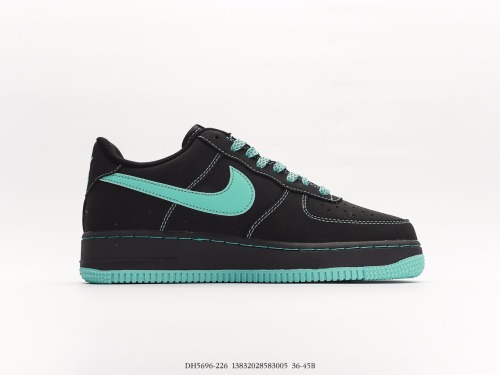 Tiffany & Co. X Nike Air Force 1’07 Lowtifany & Co.blue Classic Low Low -Gangs Leisure Sneakers  Joint Black Tigany Blue  Style:DH5696-226