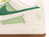 Nike Air Force 1 '07 Low Double Hook Low -top casual board shoes  green wild fairy  Style:CC2569-055