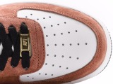 Nike Air Force 1′07 Lowvachetta Tan series Low -top classic versatile casual sneakers  cocoa brown white black snake pattern  Style:DE0023-800