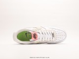 Nike Air Force 1 '07 Lowjust Do IT Classic Low Gangs Leisure Sneakers  White Green Snow FLower Pink  Style:FB1853-111