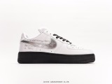 Louis Vuitton x Nike Air Force 1 '07 LV8 Lowroyal Bluewhitelv Monography series Low -top classic wild casual sports shoe