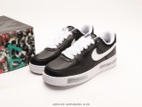 Peaceminusone X Nike Air Force 1 '07 LowPara-Noise 2.0 Air Force Low-top classic wild casual sneakers  2.0 leather white black little daisy  Style:AQ3692-001