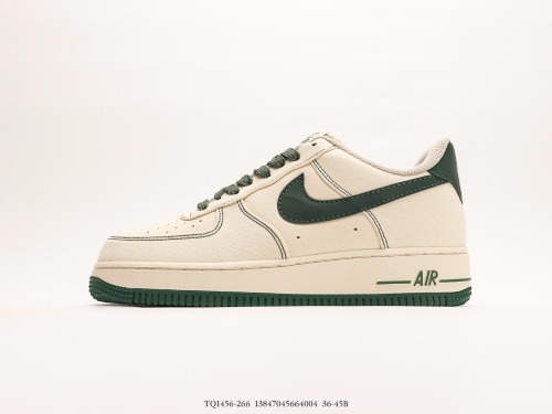 Nike Air Force 1 Low White -green stitching Low -top leisure sneakers Style:TQ1456-266