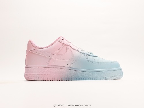 Nike Air Force 1 ‘07 Low Girls Heart Blue Air Force 1 Low gang wild casual sports shoes Style:QX2023-707