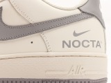 Nike Air Force 1 '07 Low Nocta joint Low -top sneakers  Mi Bai Silver Gray  Style:BS9055-706