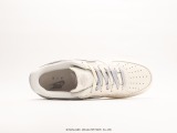 Nike Air Force 1 '07 Low TS small hook Low -top casual board shoes  rice white gray  Style:IO5636-888