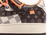 Air Force 1 07 LV8BUTTER Whitegreen Classic Low -Gangs Leisure Sneakers  butter white wood brown orange tie  Style:CV1724-113