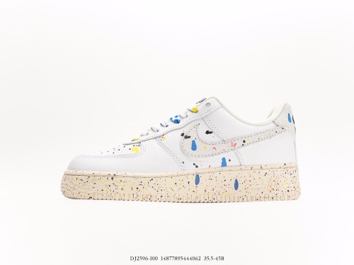 Nike Air Force 1 Low Rainbow Pour and Low -top leisure sneakers Style:DJ2598-100