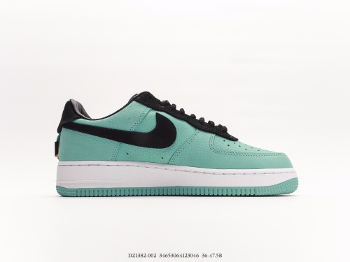 Tiffany & Co. X Nike Air Force 1 Low SP1837 Classic Low -Gangs Leisure Sneakers  Co -branded Black Tigany Blue  Style:DZ1382-002