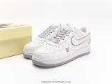 Louis Vuitton X Nike Air Force 1 07 Lv8 Whitenavylv Monogram Classic Variable Leisure Sneakers  Leather White Cowboy Dark Blue LV Old FLower  Style:DR9868-200