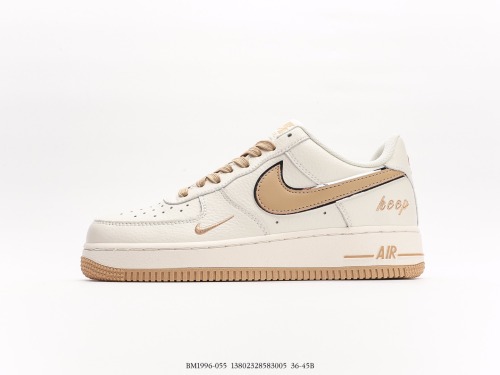 Nike Air Force 1 Low '07  Keep Fresh  khaki small hook Low -help casual board shoes Style:BM1996-055