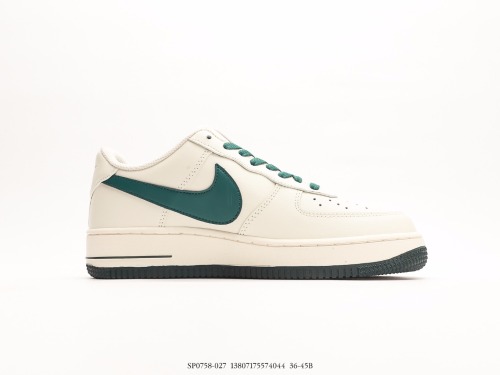 Nike Air Force 1 Low 07 ‘Low -Gang Small Shoes“ Beach and Green Big Hook ” Style:SP0758-027