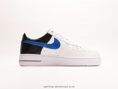 Nike WMNS Air Force 1′07whiteNOBLE Classic Low -Bangs Leisure Sneakers use hard lychee patterned beef leather noodles material upper Style:DQ7570-400