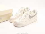 Nike Air Force 1 '07NAI-Kebeigesilver Grey classic Low-end leisure sneakers  naike rice silver gray hook  Style:Nike0621-977