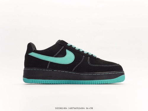Tiffany & Co. X Nike Air Force 1 Low SP1837 Classic Low -Gangs Leisure Sneakers  Co -branded Black Tigany Blue  Style:DZ1382-004