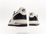 Nike by you Air FORce 1 '07 Low Retro SP Low -top classic versatile sports sneakers  leather black milk white panda  Style:FG5969-806